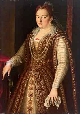 ALLORI Alessandro Portrait of Bianca Cappello oil painting image